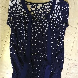 Navy blue blouse